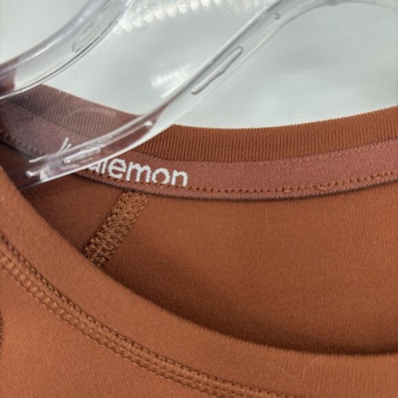 Lululemon Its Rulu Run Long Sleeve ShirtRoasted Brown Size 6 - Picture 11 of 15